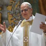 Papa Leão XIV durante sua primeira missa na Capela Sistina | Foto: Vatican Media/Simone Risoluti