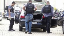 Apreensões feitas em operação contra a milícia em Santa Cruz, no Rio de Janeiro (RJ) 25/04/2018