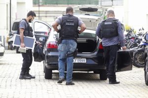 Apreensões feitas em operação contra a milícia em Santa Cruz, no Rio de Janeiro (RJ) 25/04/2018