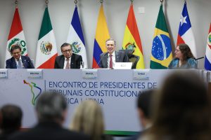 Barroso tem, com frequência, se manifestado publicamente em defesa da regulação das redes sociais | Foto: Antonio Augusto/STF