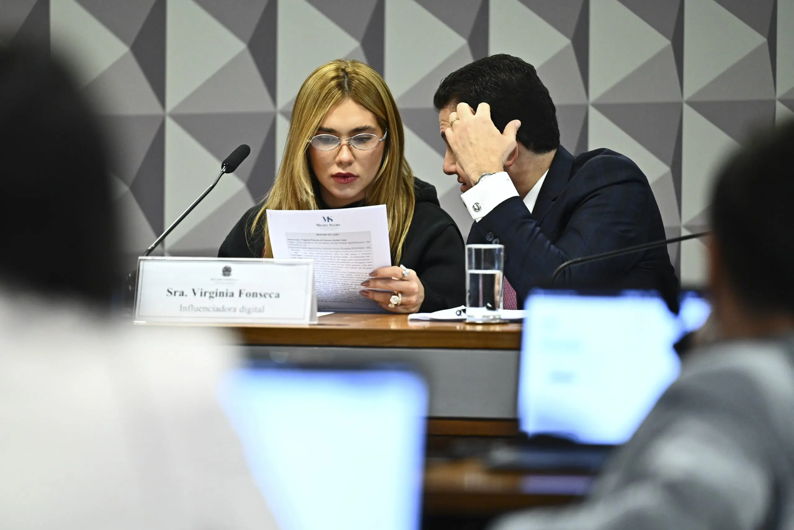 Virginia reforça que não é culpada pela regulamentação, enquanto parlamentares destacam sua influência nas apostas esportivas | Foto: Andressa Anholete/Agência Senado