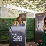 Ministra da Cultura, Margareth Menezes, participa de palestra sobre Brasil e empoderamento feminino