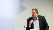 O ministro da Fazenda, Fernando Haddad