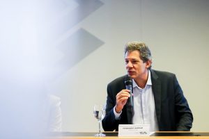O ministro da Fazenda, Fernando Haddad