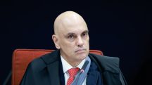 Ministro Alexandre de Moraes na Primeira Turma do STF que julga denúncia sobre o núcleo 3 da PET 12.100 (20/5/2025) | Foto: Fellipe Sampaio/STF