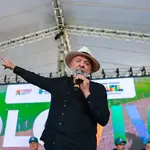 Presidente da República, Luiz Inácio Lula da Silva, durante a cerimônia de lançamento do Programa Solo Vivo