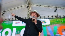 Presidente da República, Luiz Inácio Lula da Silva, durante a cerimônia de lançamento do Programa Solo Vivo