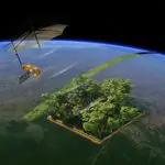 O satélite que vai mapear a Amazônia partiu da Guiana Francesa | Foto: Divulgação/ESA/ATG