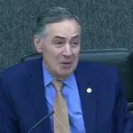 O ministro do STF Luís Roberto Barroso durante evento nesta terça-feira, 27, no Conselho Nacional de Justiça | Foto: Reprodução/Twitter/X