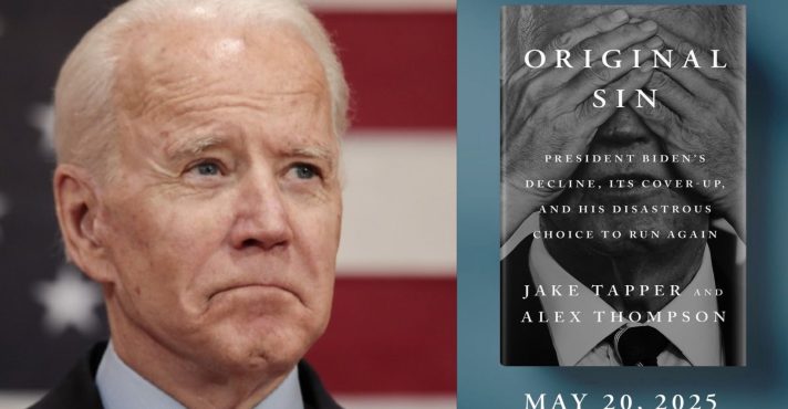 Autores dizem que entrevistaram mais de 200 pessoas e concluíram que estado de saúde de Biden era uma 'farsa' para mantê-lo na disputa eleitoral | Foto: Montagem sobre reprodução/Twitter/X