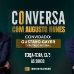 O Conversa com Augusto Nunes é transmitido às terças-feiras, das 20h30 às 21h30 | Foto: Divulgação/Oeste