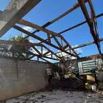 Destruição em Erval Grande (RS), depois de passagem de tornado