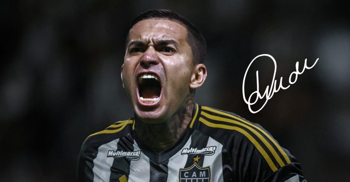 'O Dudu de hoje não é nem sombra do terror das zagas de ontem', escreve Milton Neves | Foto: Divulgação/Atlético Mineiro