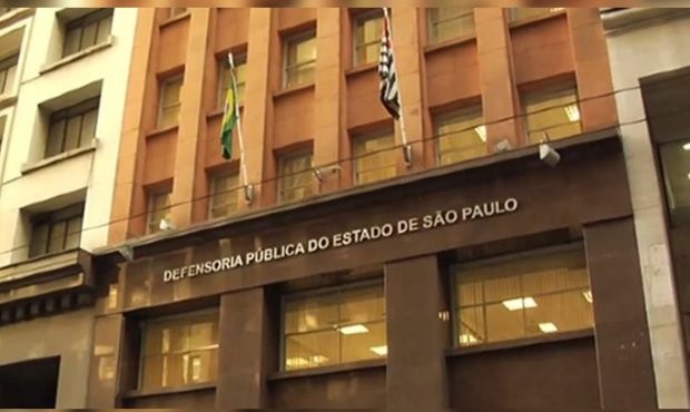 Fachada do prédio da Defensoria Pública do Estado de São Paulo