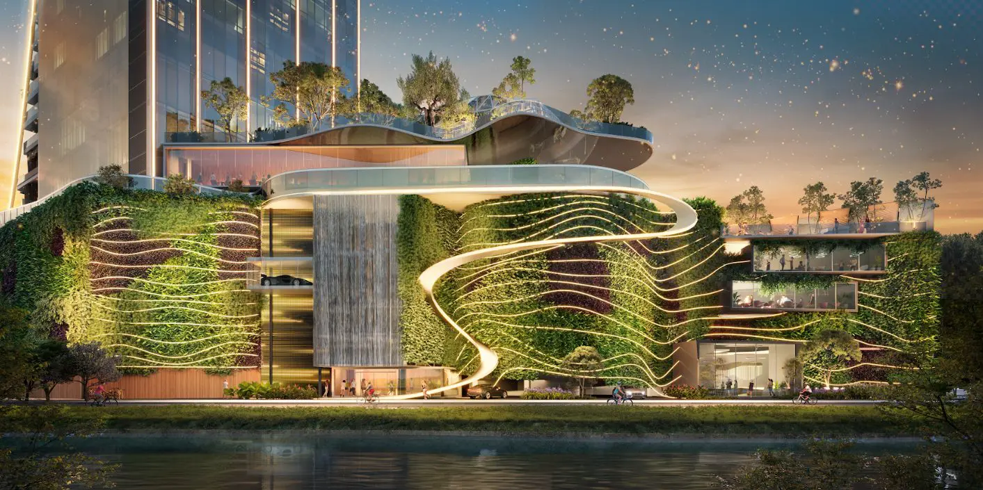 Além da área privativa, o edifício contará com mais de 6 mil m² de espaços de lazer, entretenimento e gastronomia abertos ao público | Foto: Divulgação/FG Empreendimentos