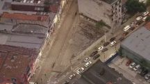 Imagem aérea da Cracolândia vazia