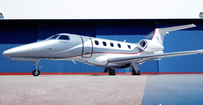 Jato executivo Phenom 300 da Embraer_Laudo do acidente apontou falha do piloto em condições adversas | Foto: Divulgação/Embraer