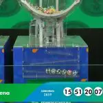 Dezenas sorteadas do concurso 2.859 da Mega: prêmio superior a R$ 17,5 milhões | Foto: Reprodução/YouTube