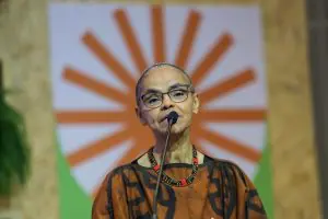 Brasília (DF) 08/05/2025 - A ministra do Meio Ambiente e Mudança do Clima, Marina Silva, participa de palestra magna " Os desafios da justiça climática no contexto da Emergência Climática" na 5ª Conferência Nacional do Meio Ambiente