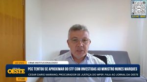 O procurador de Justiça Cesar Dario Mariano explica que as atuações dos criminosos vão além do tráfico de drogas e da lavagem de dinheiro | Foto: Revista Oeste