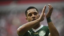 Vitor Roque, do Palmeiras, marcou gols contra o Vasco e contra o Cerro Porteño - 4/5/2025 | Ton Molina/FotoArena/Estadão Conteúdo