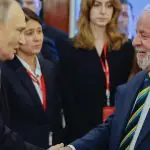 Lula e Putin Rússia