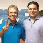 Nabor e Hugo, em 2020: pai e filho da família Motta que comanda parte da política paraibana | Foto: Reprodução/Redes sociais