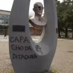 Alunos da UFSC querem retirar a homenagem feita a João David Ferreira Lima, o primeiro reitor e um dos fundadores da instituição | Foto: Reprodução/ND