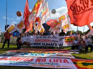 Essa é a primeira vez, no atual mandato, que Lula não compareceu às celebrações do Dia do Trabalho | Foto: Reprodução/Central dos Trabalhadores do Brasil