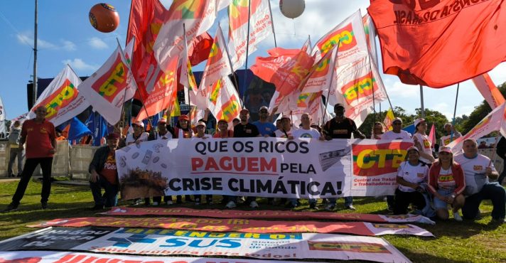 Essa é a primeira vez, no atual mandato, que Lula não compareceu às celebrações do Dia do Trabalho | Foto: Reprodução/Central dos Trabalhadores do Brasil