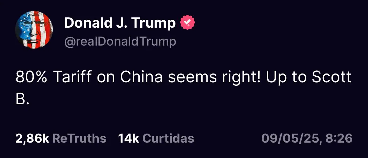 Trump Tarifas China