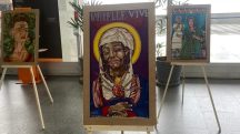 Marielle Franco é retratada como Nossa Senhora | Foto: Amanda Vettorazzo/Divulgação