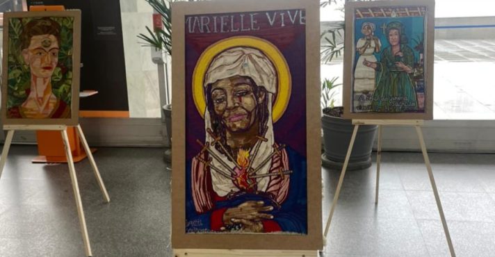 Marielle Franco é retratada como Nossa Senhora | Foto: Amanda Vettorazzo/Divulgação