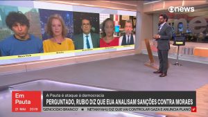 Guga Chacra é comentarista da GloboNews | Foto: X/Reprodução