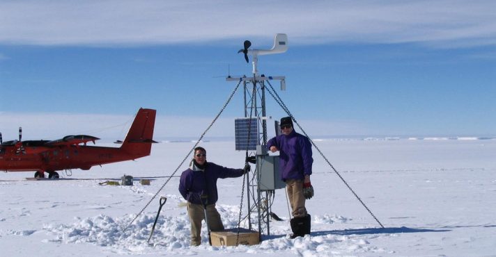 Estação Meteorológica Automática na Antártica, sob controle da Austrália