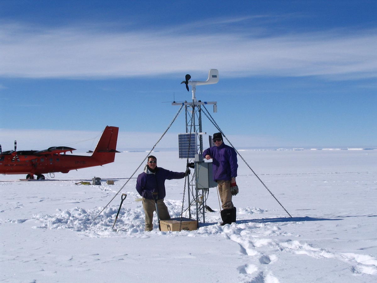 Estação Meteorológica Automática na Antártica, sob controle da Austrália