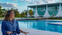 A primeira dama do Brasil, Janja Lula da Silva, no Palácio da Alvorada. | Foto: Rafa Neddermeyer/Agência Brasil