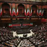 Plenário do Parlamento da Itália | Foto: Reuters