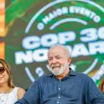 O presidente Luiz Inácio Lula da Silva e sua mulher, Janja, em evento sobre a COP30 | Foto: Ricardo Stuckert/PR