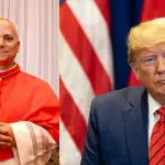 Cardeal Robert Prevost e o presidente Donald Trump: primeiro papa norte-americano na história da Igreja Católica | Foto: Montagem sobre reprodução Twitter/X