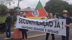 Agricultores prometem ampliar os protestos e planejam uma paralisação para a sexta-feira, 30, bloqueando rodovias com tratores e faixas | Foto: Reprodução/Redes sociais