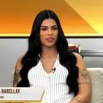 A influenciadora Sophia Barclay, durante entrevista ao Oeste com Elas | Foto: Reprodução/YouTube/Revista Oeste