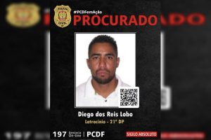 Polícia divulga suspeito de latrocínio em Taguatinga | Foto: Divulgação PCDF