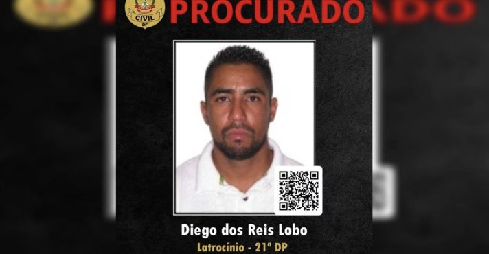 Polícia divulga suspeito de latrocínio em Taguatinga | Foto: Divulgação PCDF