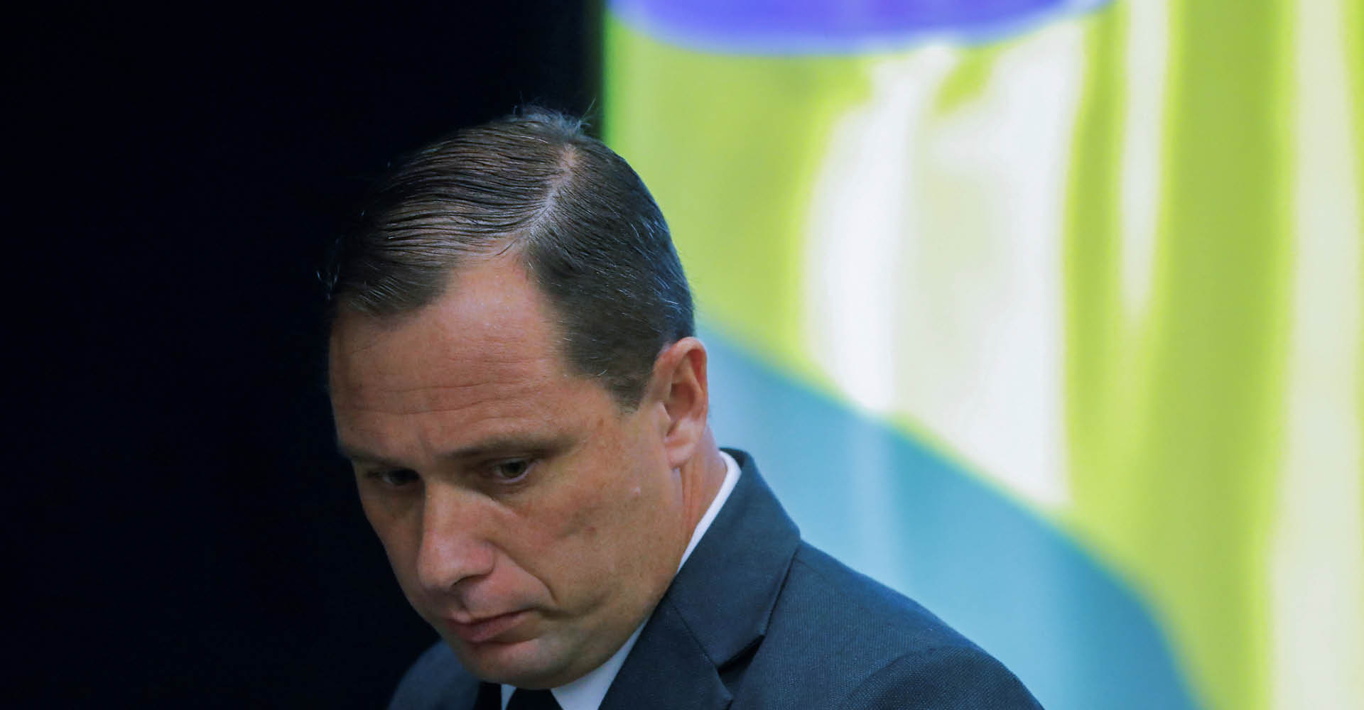 Tenente-coronel Mauro Cid, ex-assessor do ex-presidente Jair Bolsonaro, durante julgamento no Supremo Tribunal Federal sobre suposta tentativa de golpe, em Brasília (9/6/2025) | Foto: Reuters/Diego Herculano