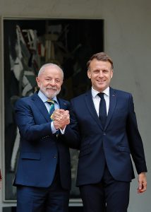 Lula e Macron | Foto: Divulgação/Palácio do Planalto