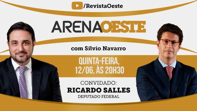 A entrevista com Ricardo Salles vai ao ar a partir das 20h30, no canal da Revista Oeste no YouTube | Foto: Divulgação/Oeste