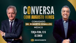 O Conversa com Augusto Nunes é transmitido às terças-feiras, das 20h30 às 21h30 | Foto: Divulgação/Oeste