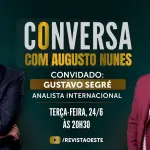 O Conversa com Augusto Nunes é transmitido às terças-feiras, das 20h30 às 21h30 | Foto: Divulgação/Oeste