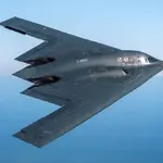 A Northrop Grumman B-2 Spirit, aeronave que os EUA enviaram ao Pacífico
